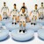 Subbuteo Andrew Table Soccer Uruguay World Cup 1986 on classic Hasbro bases